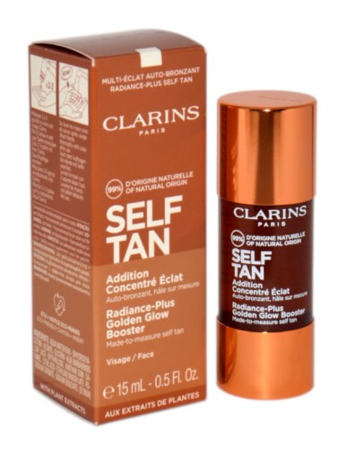 CLARINS Self Tanning Radiance Plus Golden Booster For Face krople samoopalające do twarzy 15 ml