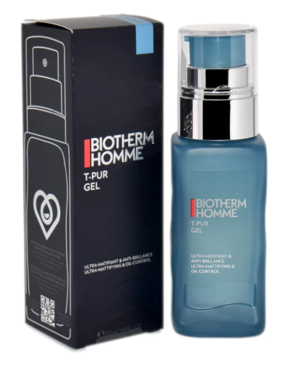 BIOTHERM  Homme T-Pur Gel Ultra Mattifying & Oil Control   Żel do twarzy dla mężczyzn 50 ml