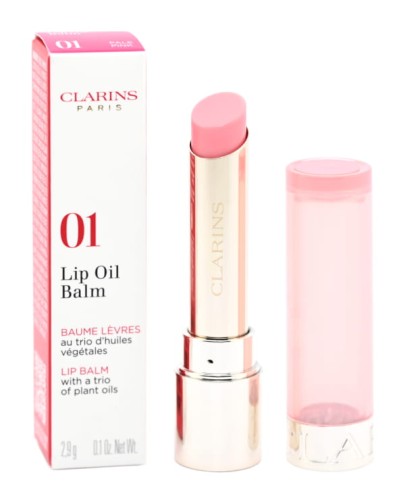 CLARINS LIP OIL BALM Olejek do ust 01 TRANSPARENT PINK 3ML