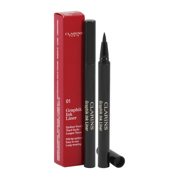CLARINS Eye Liner Graphik Ink Liner 01 Black Eyeliner w pisaku o długotrwałym efekcie 0.4 ml