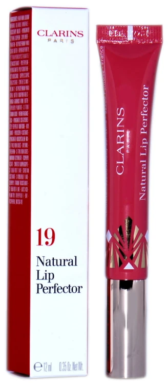 CLARINS Instant Natural Lip Perfector 19 INTENSE SMOKY ROSE Odżywczy błyszczyk rozświetlający z efektem 3D 12 ml