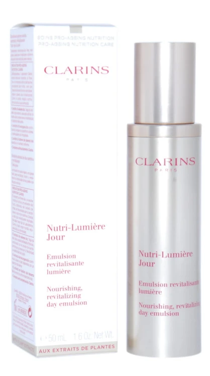 CLARINS NUTRI-LUMIERE JOUR NOURISHING REVITALIZING DAY EMULSION Emulsja na dzień do cery dojrzałej 60+ 50ml
