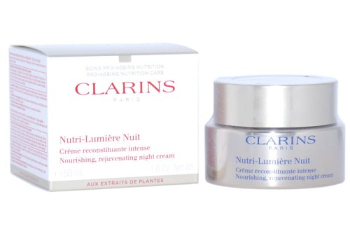CLARINS NUTRI-LUMIERE NIGHT CREAM NOURISHING REJUVENATING NIGHT CREAM krem na noc do twarzy 60+ 50ml