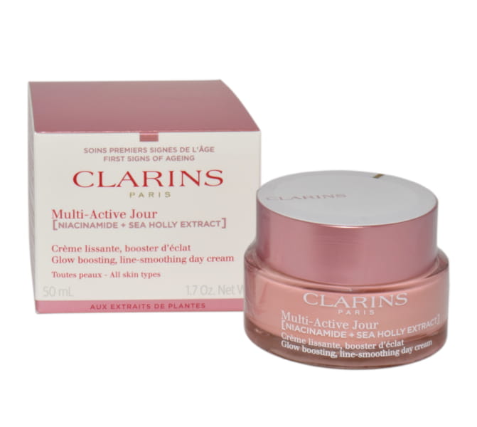 CLARINS Multi-Active Creme Jour Glow Boosting Line- Smoothing Day Cream All Skin Type Krem wygładzający na dzień do każdego rodzaju skóry 50ml