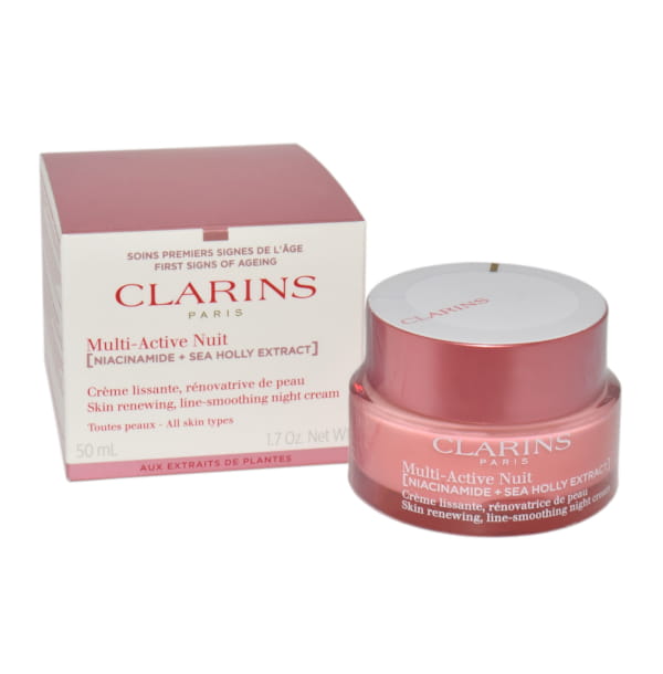 CLARINS Multi-Active Creme Nuit Skin Renewing Line-Smoothing Night Cream All-Skin Types Przeciwzmarszczkowy krem na noc do twarzy 50 ml