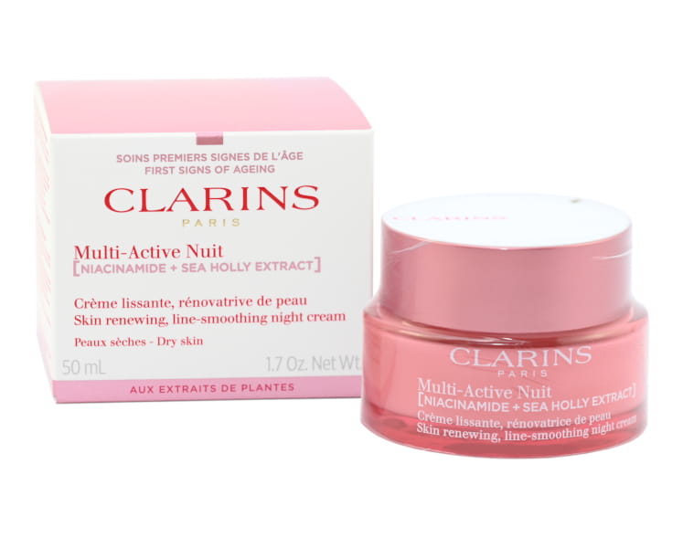 CLARINS Multi-Active Creme Nuit Skin Renewing Line-Smoothing Night Cream Dry Skin Odnawiający krem na noc do twarzy 50 ml