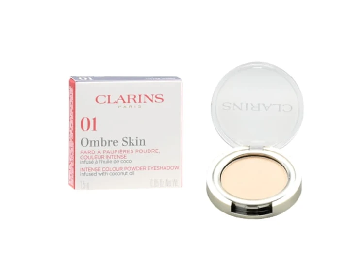 Clarins Ombre Skin Mono Eyeshadow 01 Matte Ivory Cień do powiek 1,5g