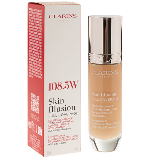CLARINS Skin Illusion Full Coverage Hydrating Foundation 108.5 Mocno kryjący podkład 30ml