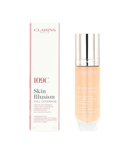 CLARINS Skin Illusion Full Coverage Hydrating Foundation 109C Mocno kryjący podkład 30ml