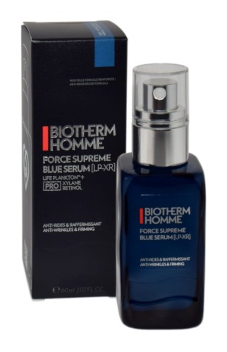 BIOTHERMForce Supreme Blue Serum Life Plankton+Serum przeciwzmarszczkowe z retinolem dla mężczyzn 60 ml