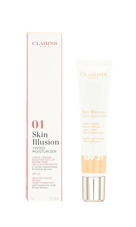 CLARINS SKIN ILLUSION TINTED MOISTURIZER SPF25 04 40ML