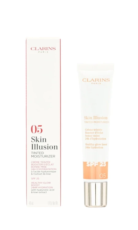 CLARINS SKIN ILLUSION TINTED MOISTURIZER SPF25 05 40ML