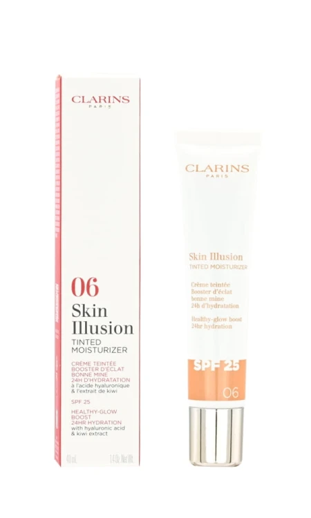 CLARINS SKIN ILLUSION TINTED MOISTURIZER SPF25 06 40ML