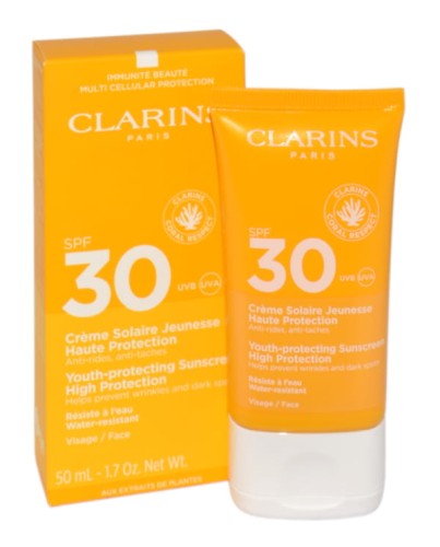 CLARINS Dry Touch Sun Care Cream Face Spf30 Krem do opalania do twarzy 50 ml