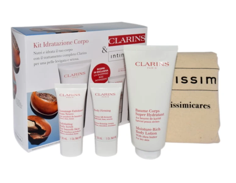 CLARINS Set (Body Lotion 200ML + Exfoliating Body Scrub 30ML + body Firming 30ML) Zestaw pielęgnacyjny