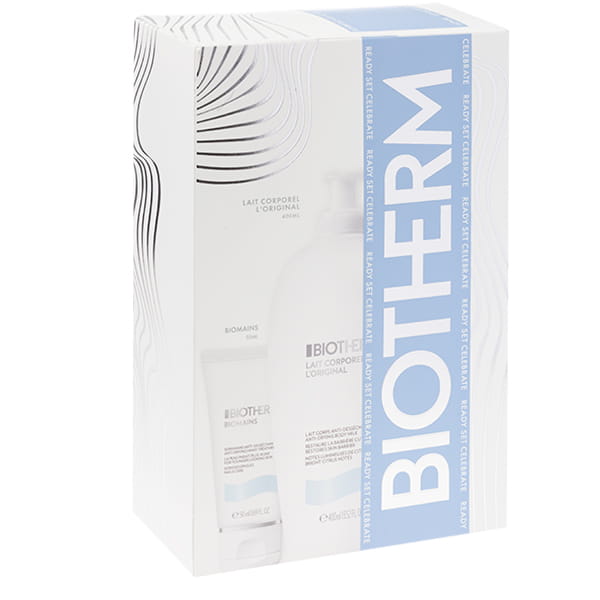 BIOTHERMSet (Lait Corporel 400 ml + Biomains Vitamine 50 ml)Zestaw pielęgnacyjny balsam do ciała 400 ml + krem do rąk 50 ml