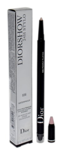 DIOR Diorshow 24H Stylo Waterproof Eyeliner 836 Pearly Platine Wodoodporny eyeliner 0,2g