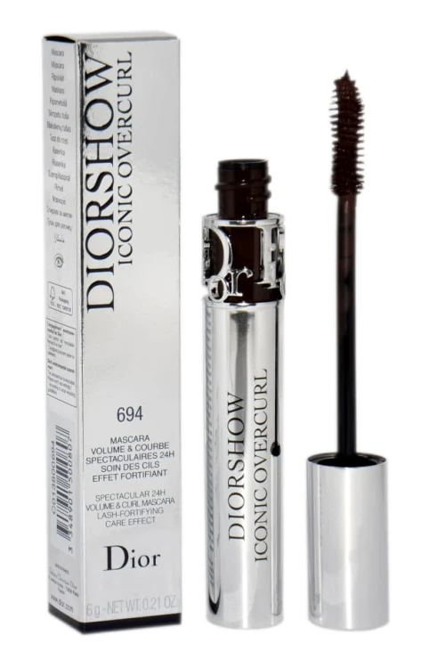 DIOR Mascara Diorshow Iconic Overcurl 694 Brown podkręcający tusz do rzęs brązowy 6g